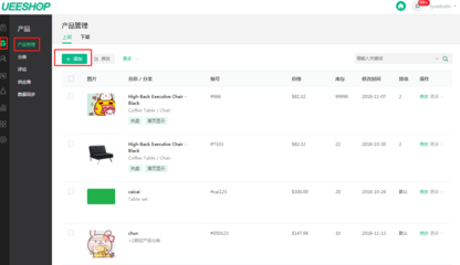 Ueeshop系統(tǒng)如何上傳產(chǎn)品